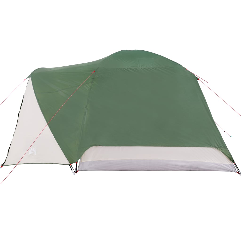 vidaXL Family Tent with Porch 6-Person Green Waterproof