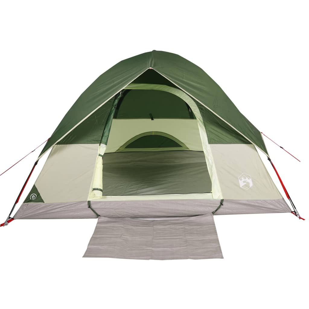 vidaXL Camping Tent Dome 2-Person Green Waterproof