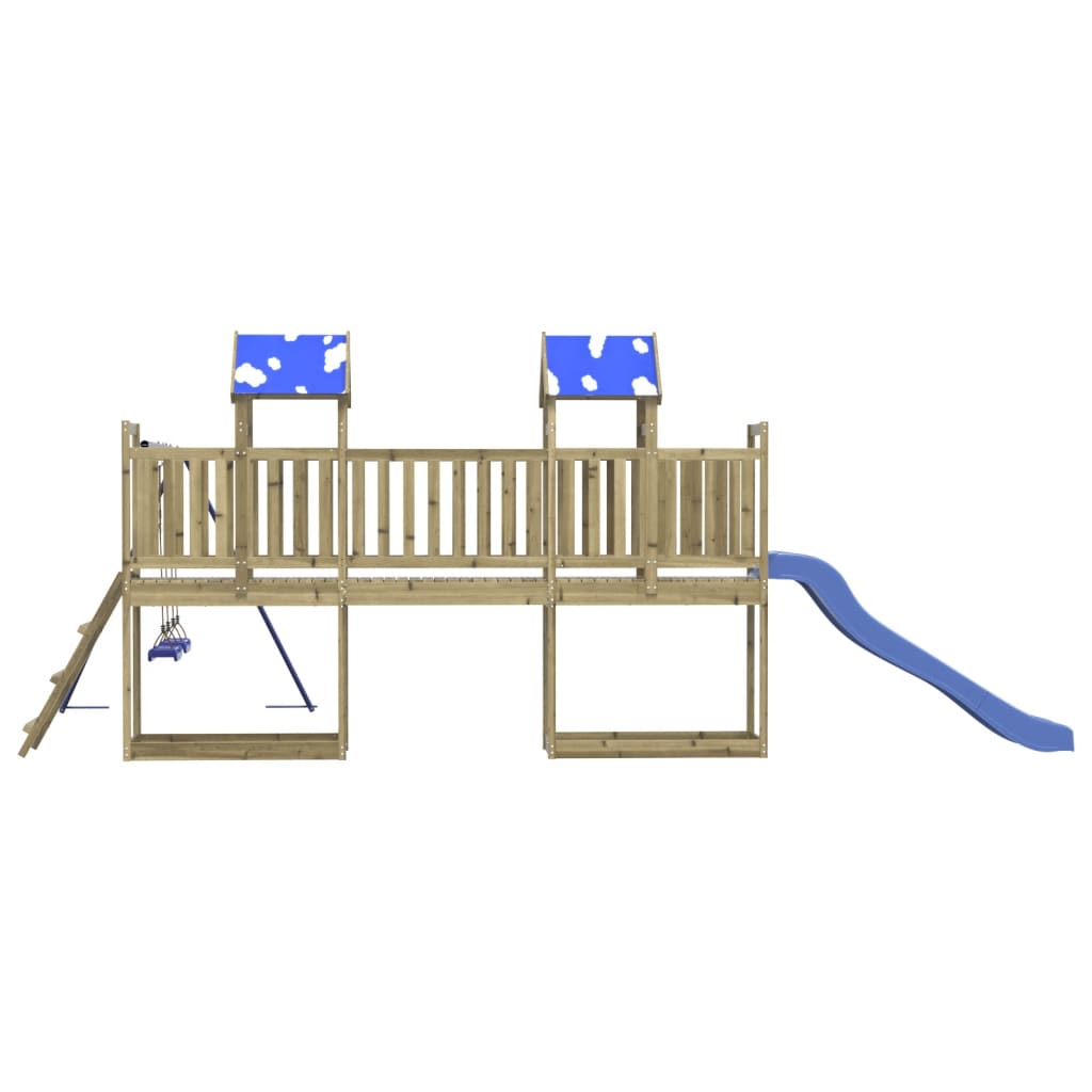 vidaXL Outdoor Playset Impregnated Wood Pine