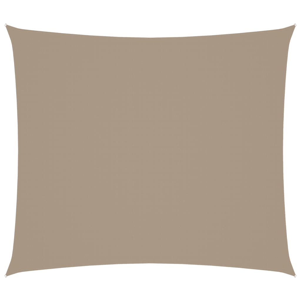 vidaXL Sunshade Sail Oxford Fabric Rectangular 2x2.5 m Taupe