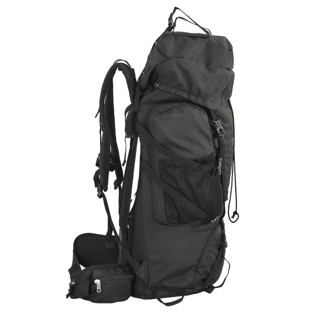 vidaXL Hiking Backpack Black 60 L Oxford Fabric