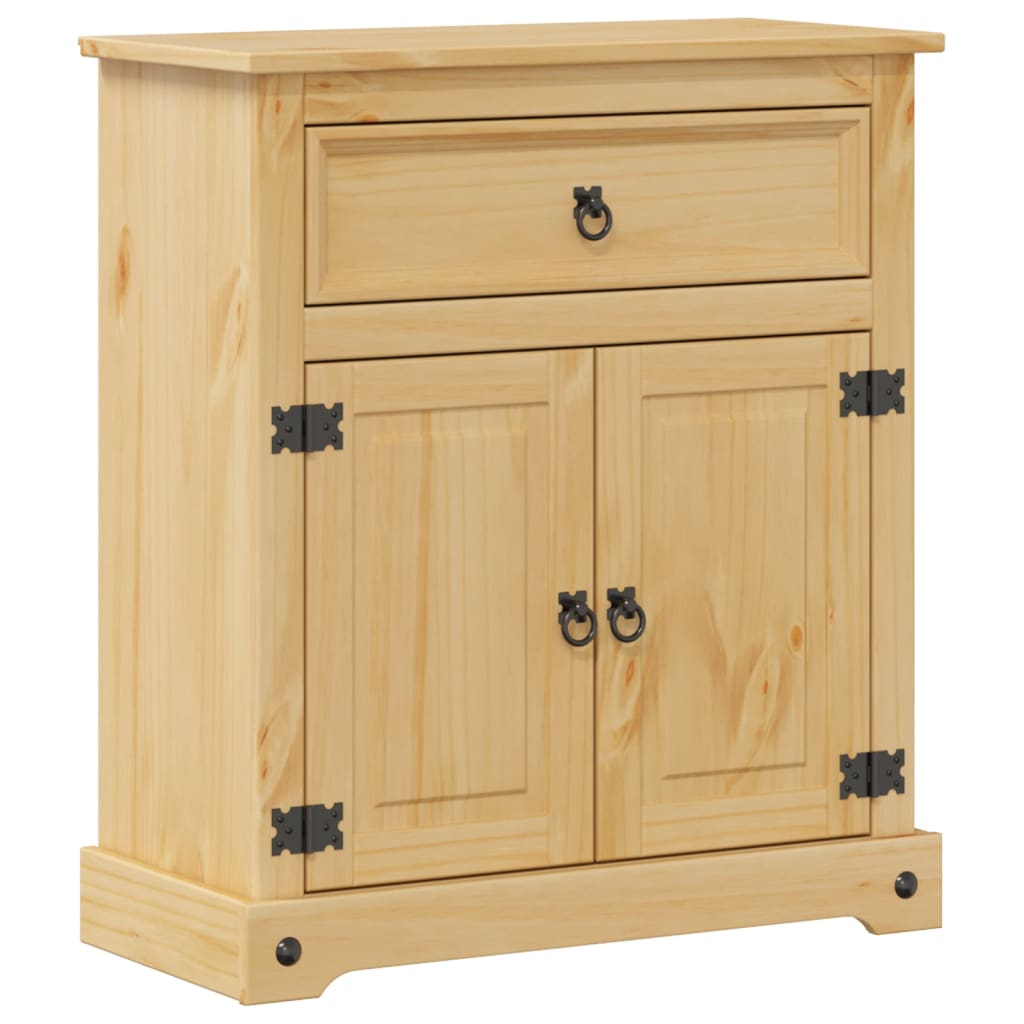 vidaXL Bathroom Cabinet Corona 70x33x80 cm Solid Wood Pine