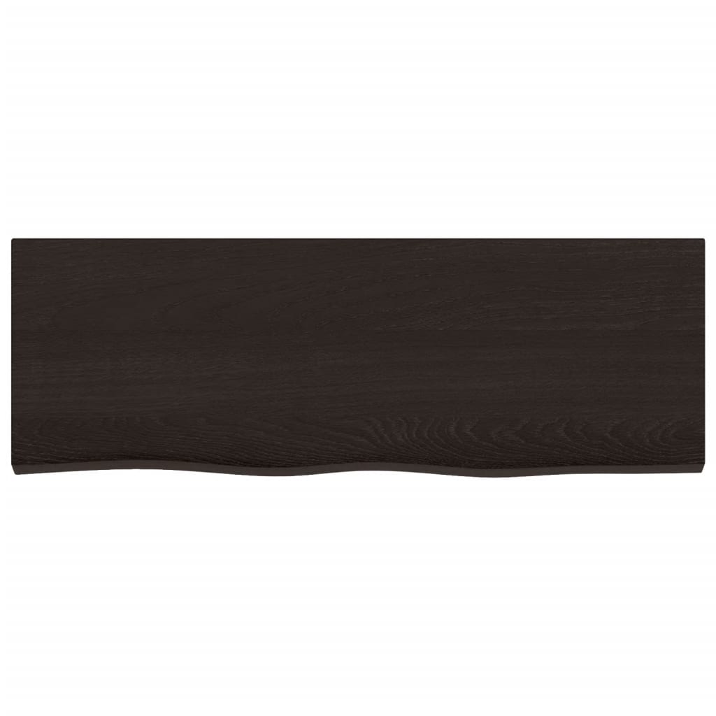 vidaXL Bathroom Countertop Dark Brown 80x30x2 cm Treated Solid Wood