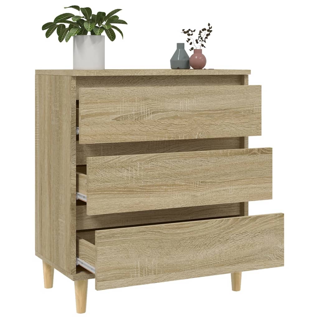 vidaXL Sideboard Sonoma Oak 60x35x70 cm Engineered Wood