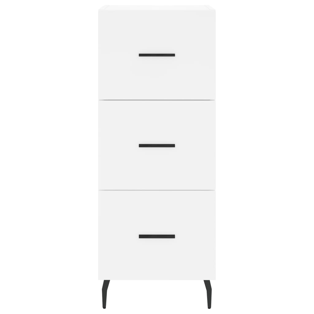 vidaXL Highboard White 34.5x34x180 cm Engineered Wood