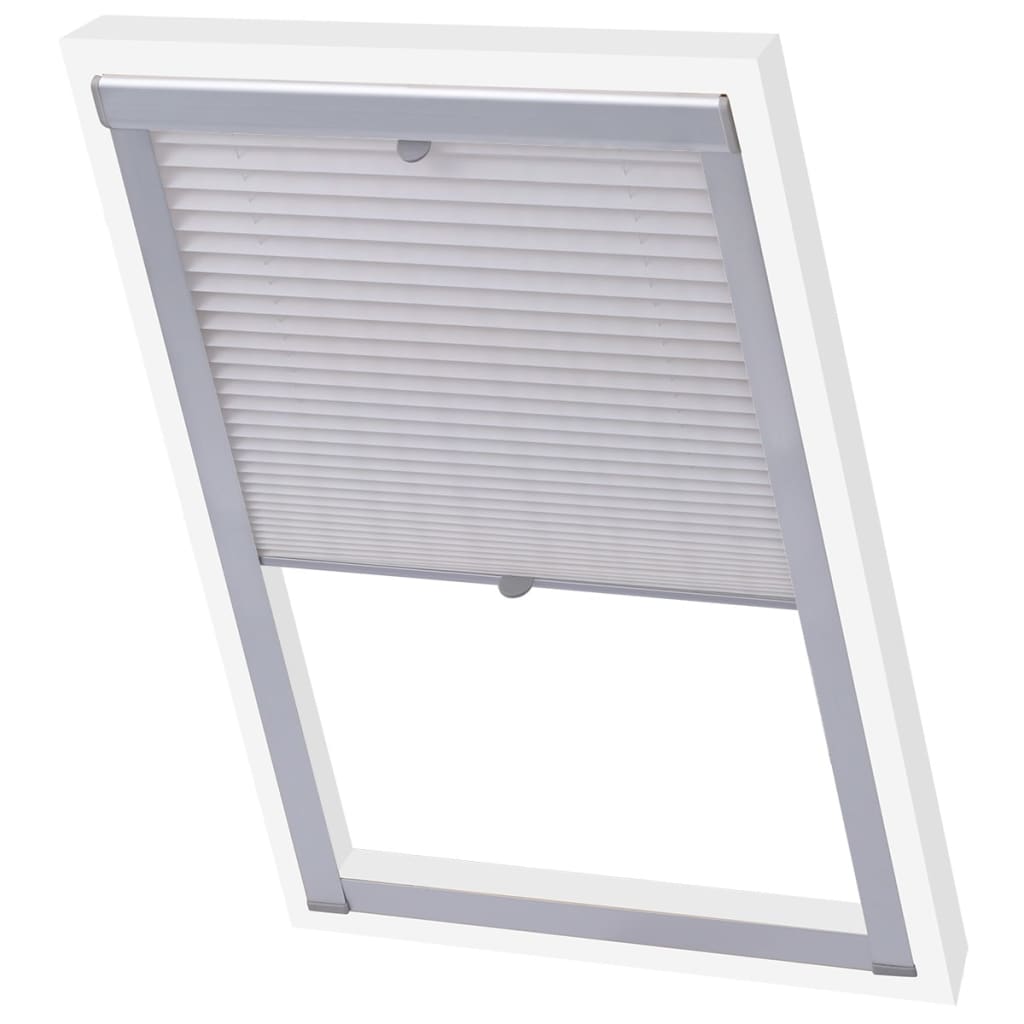 vidaXL Pleated Blinds White U08/808