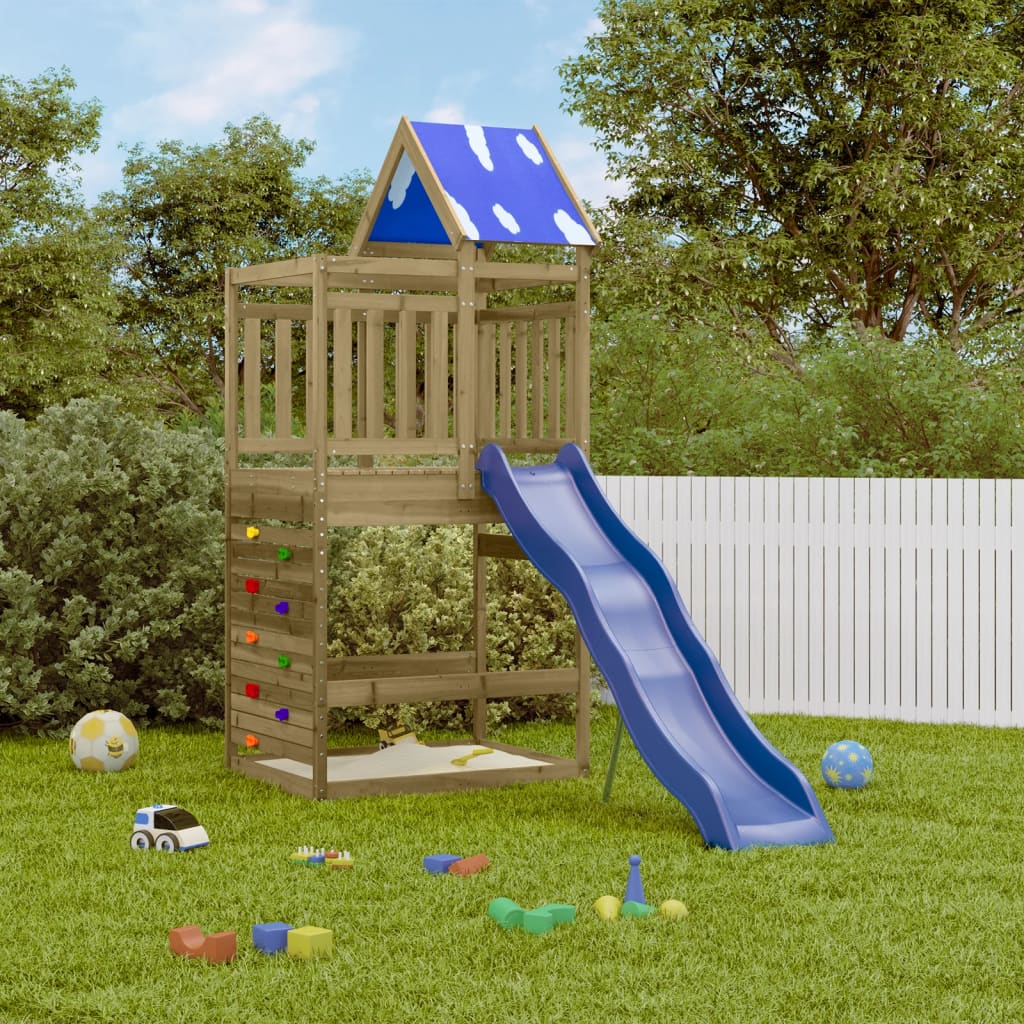 vidaXL Outdoor Playset Impregnated Wood Pine