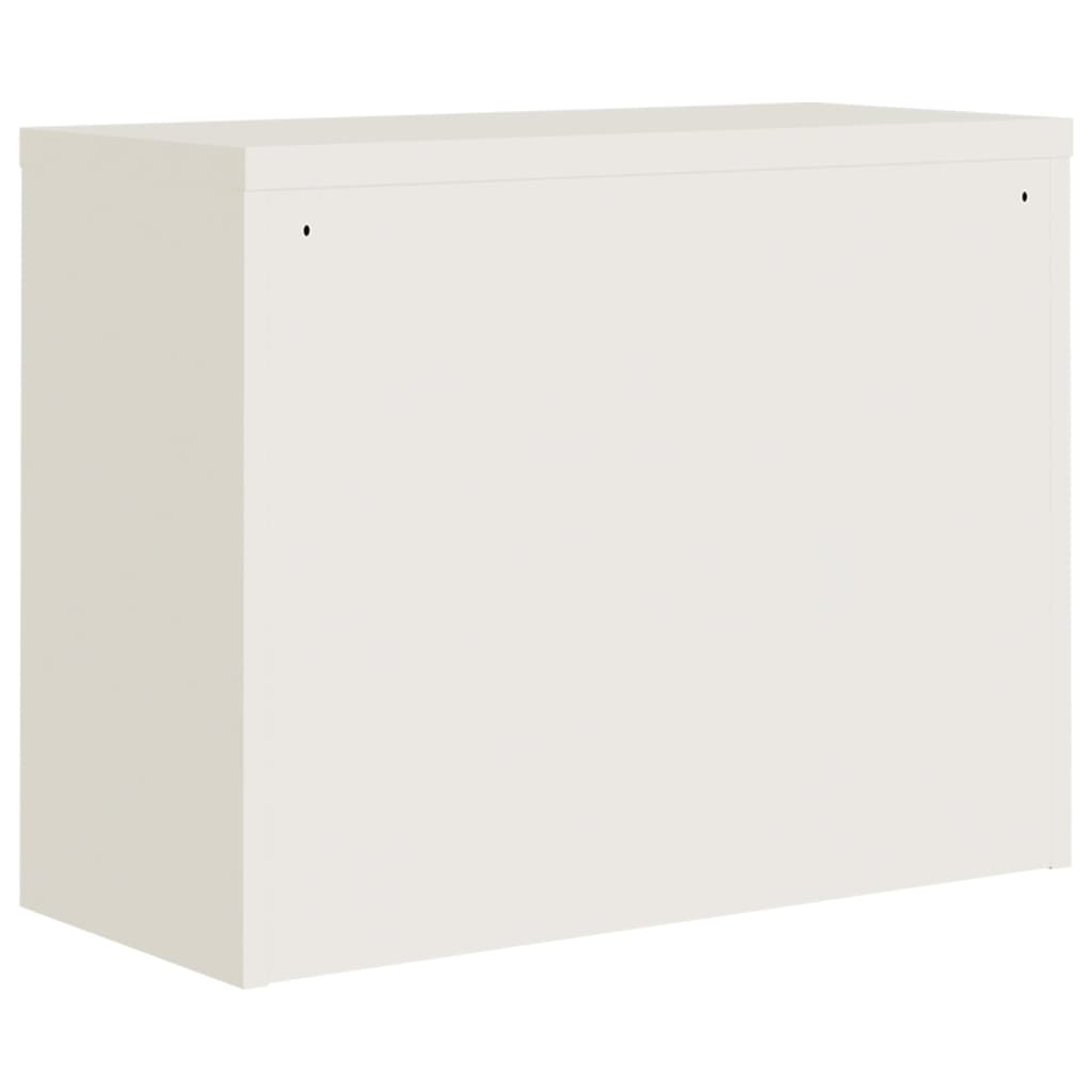 vidaXL File Cabinet White 90x40x70 cm Steel