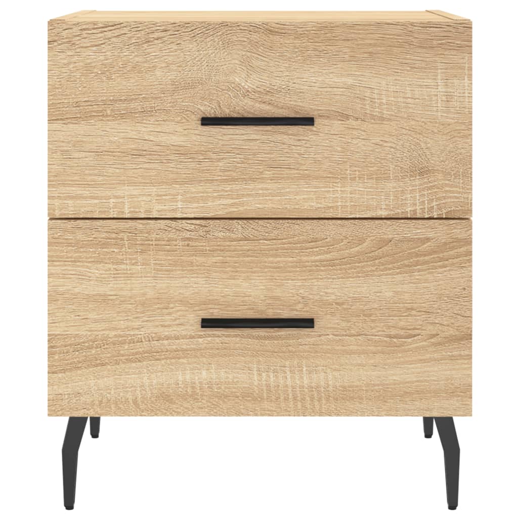 vidaXL Bedside Cabinets 2 pcs Sonoma Oak 40x35x47.5 cm Engineered Wood