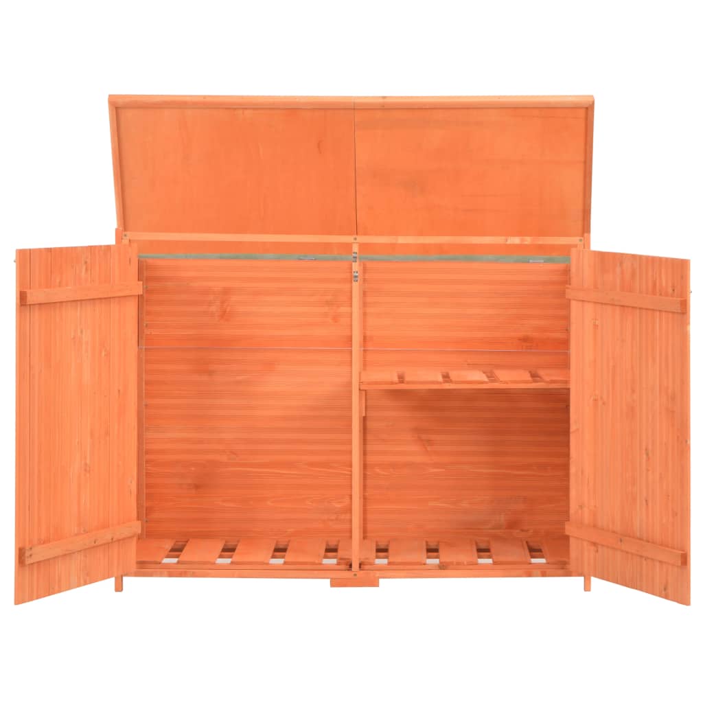 vidaXL Garden Storage Shed 128x42x91 cm Wood