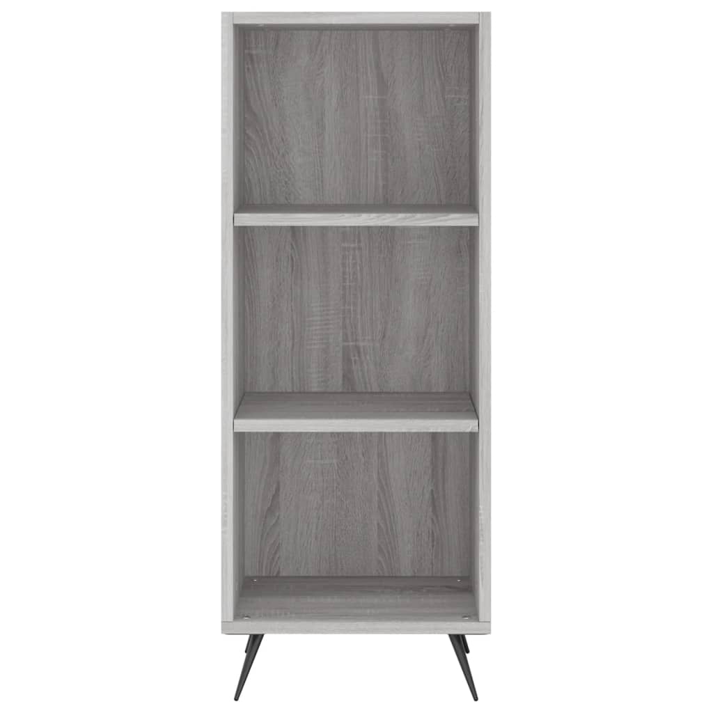 vidaXL Highboard Grey Sonoma 34.5x32.5x180 cm Engineered Wood