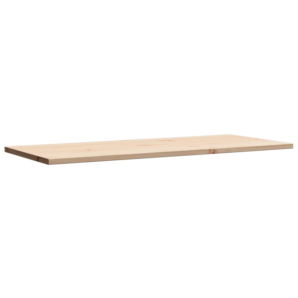 vidaXL Table Top 100x50x1.7 cm Rectangular Solid Wood Pine