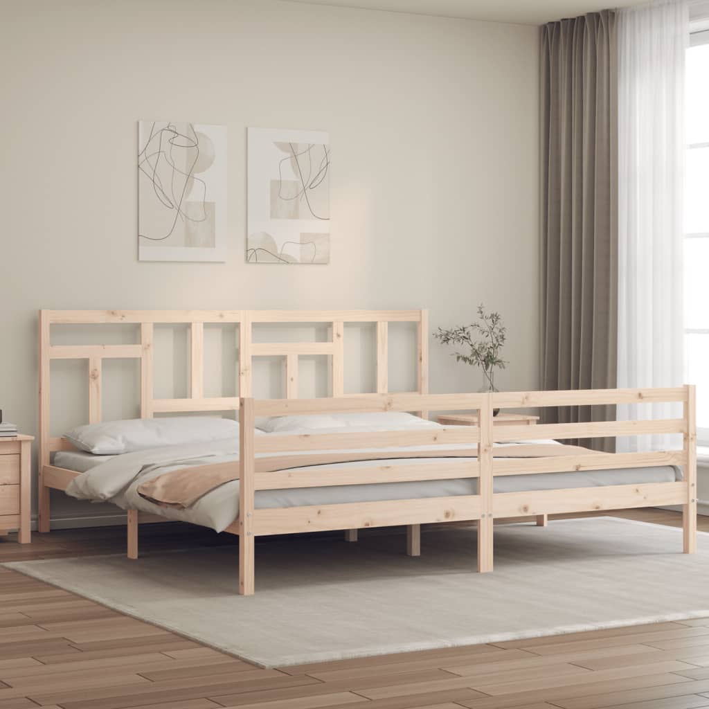 vidaXL Bed Frame without Mattress 200x200 cm Solid Wood