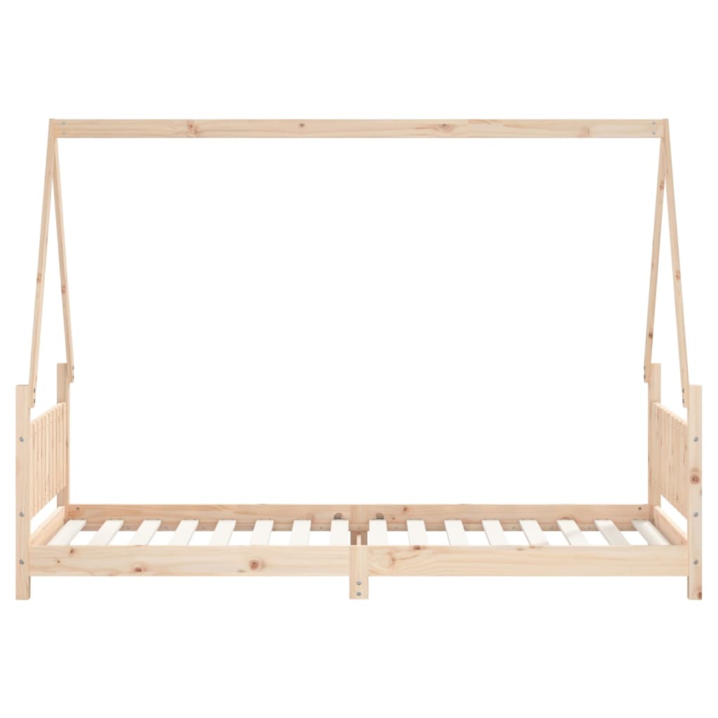 vidaXL Kids Bed Frame 80x200 cm Solid Wood Pine