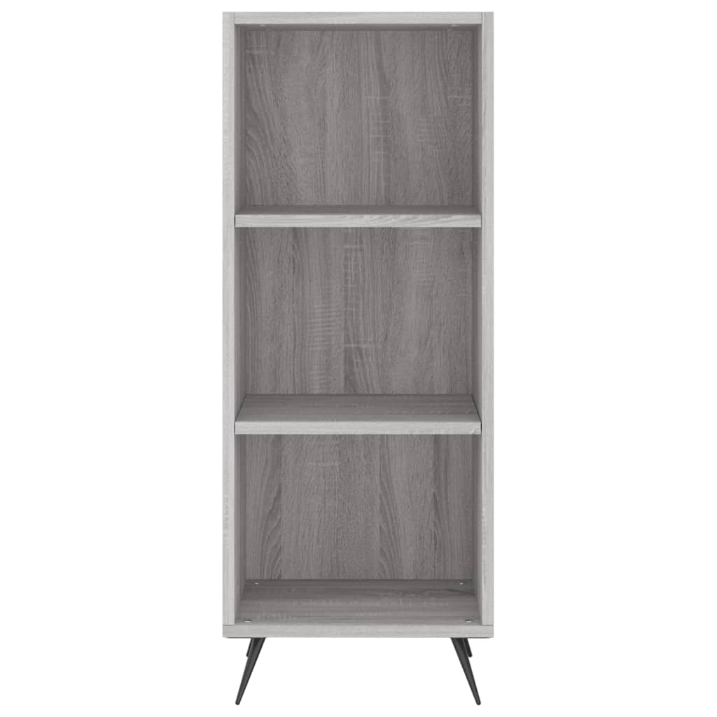 vidaXL Highboard Grey Sonoma 34.5x34x180 cm Engineered Wood