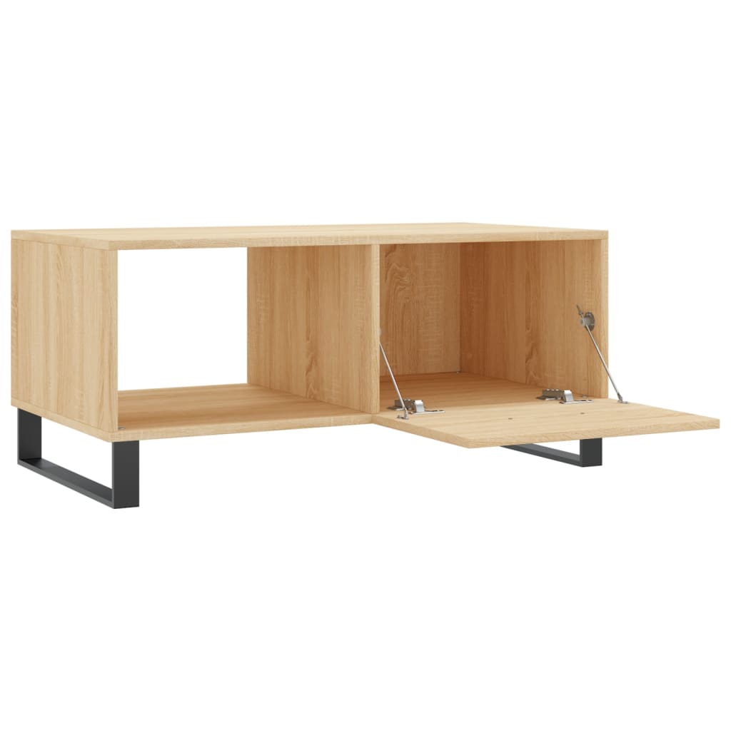 vidaXL Coffee Table Sonoma Oak 90x50x40 cm Engineered Wood