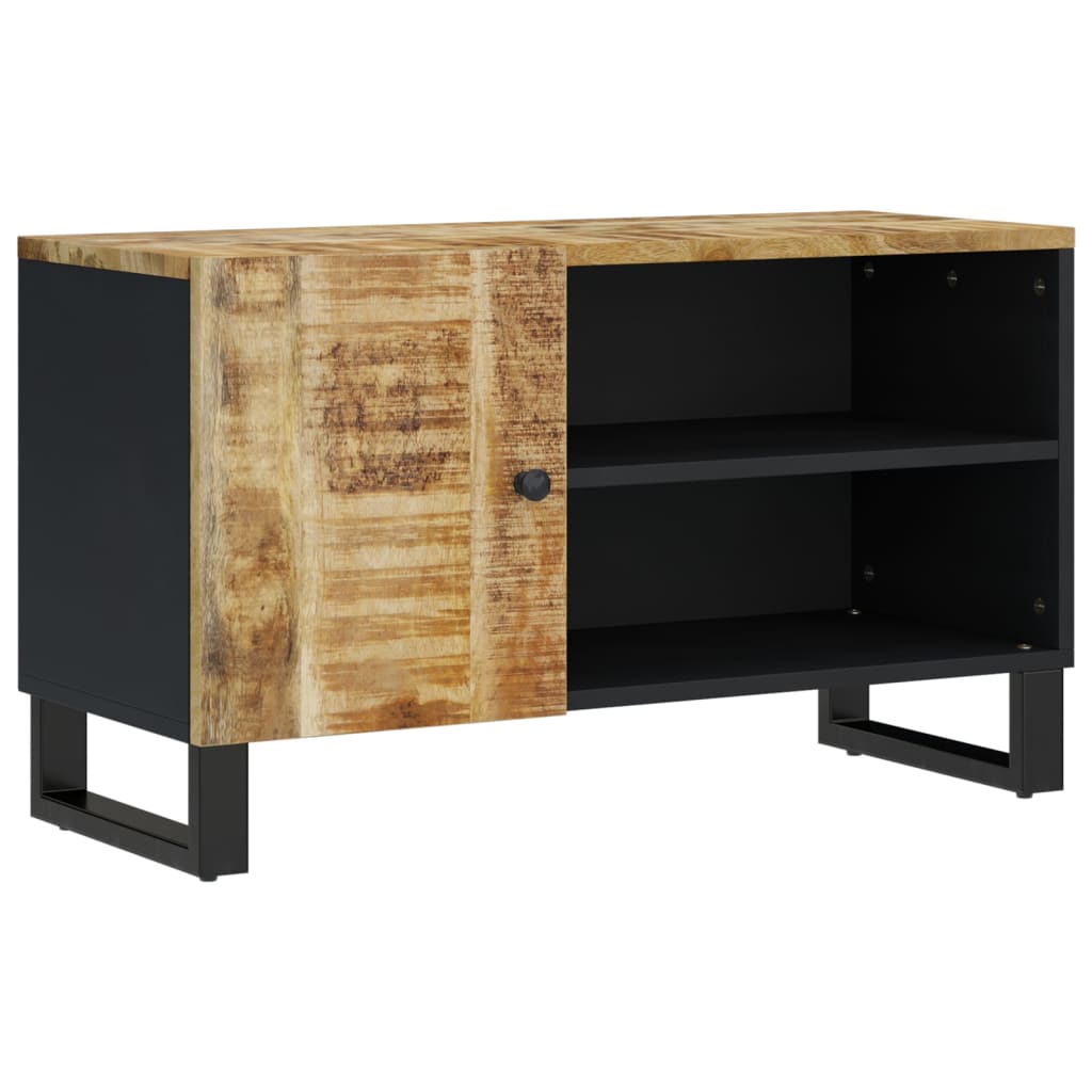 vidaXL TV Cabinet 80x33x46 cm Solid Wood Mango&Engineered Wood