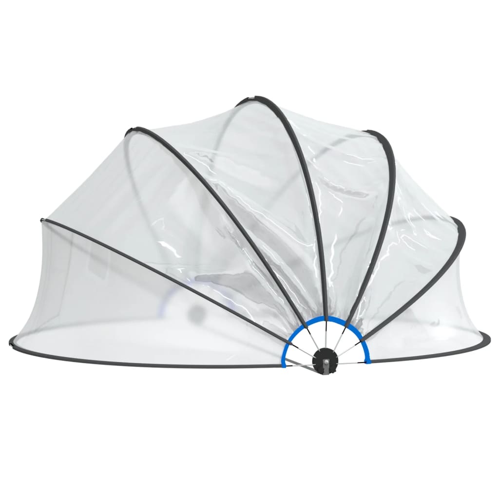 vidaXL Pool Dome Round 467x234 cm PVC