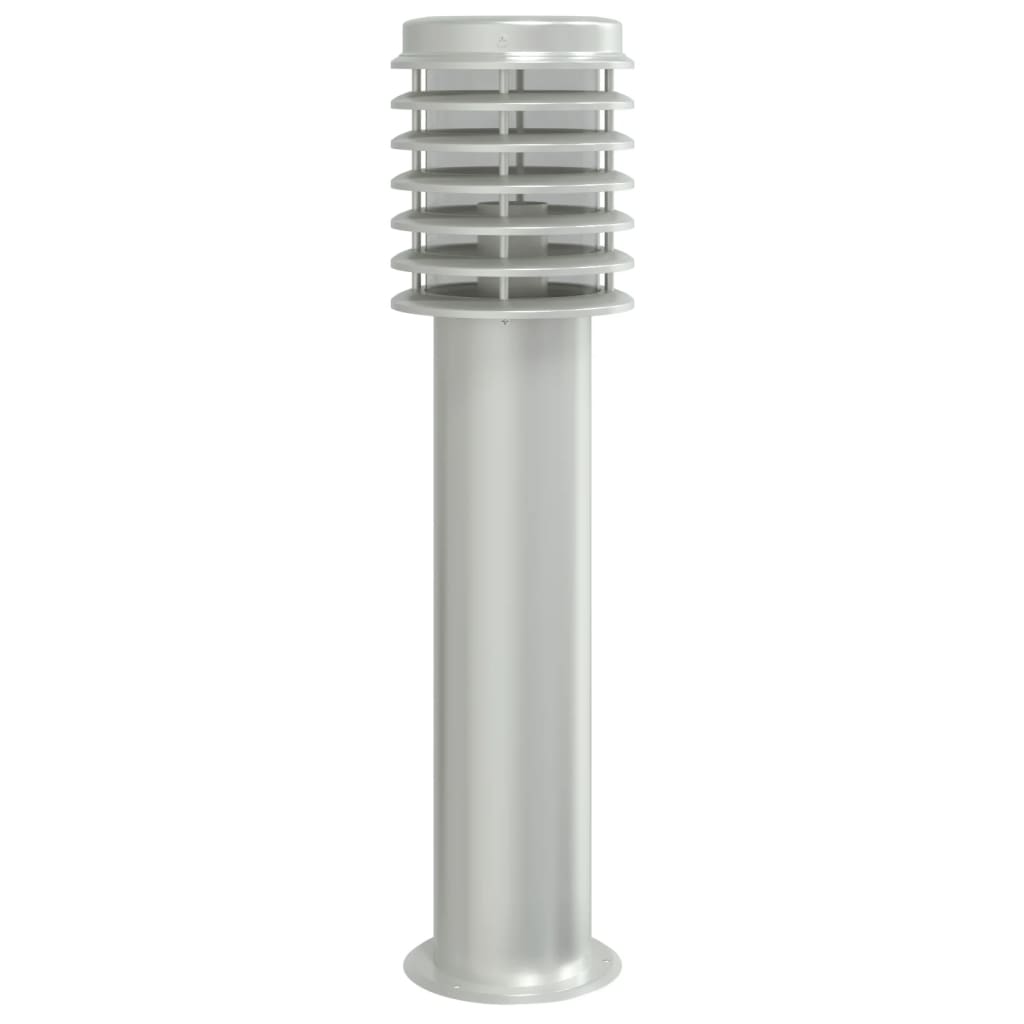 vidaXL Outdoor Floor Lamp Silver 60 cm Stainless Steel