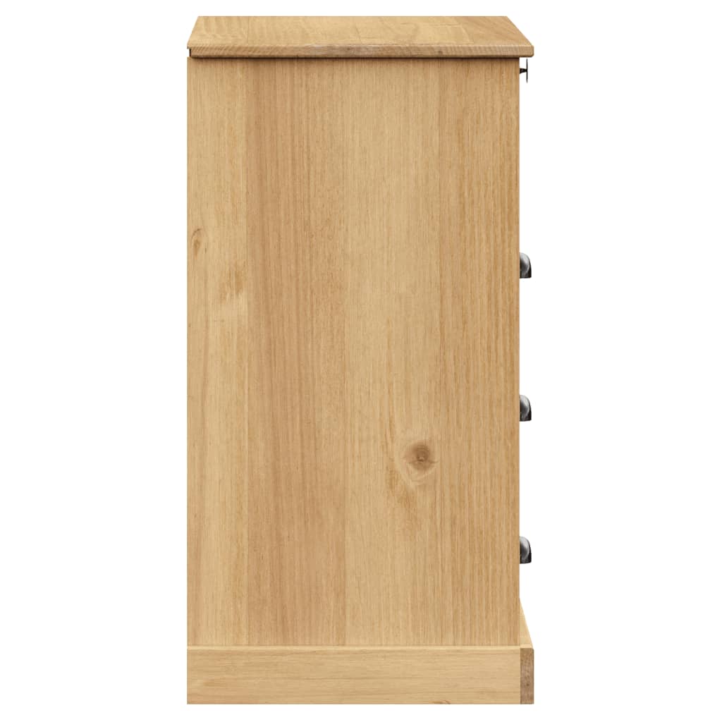 vidaXL Chest of Drawers VIGO 80x40x76 cm Solid Wood Pine