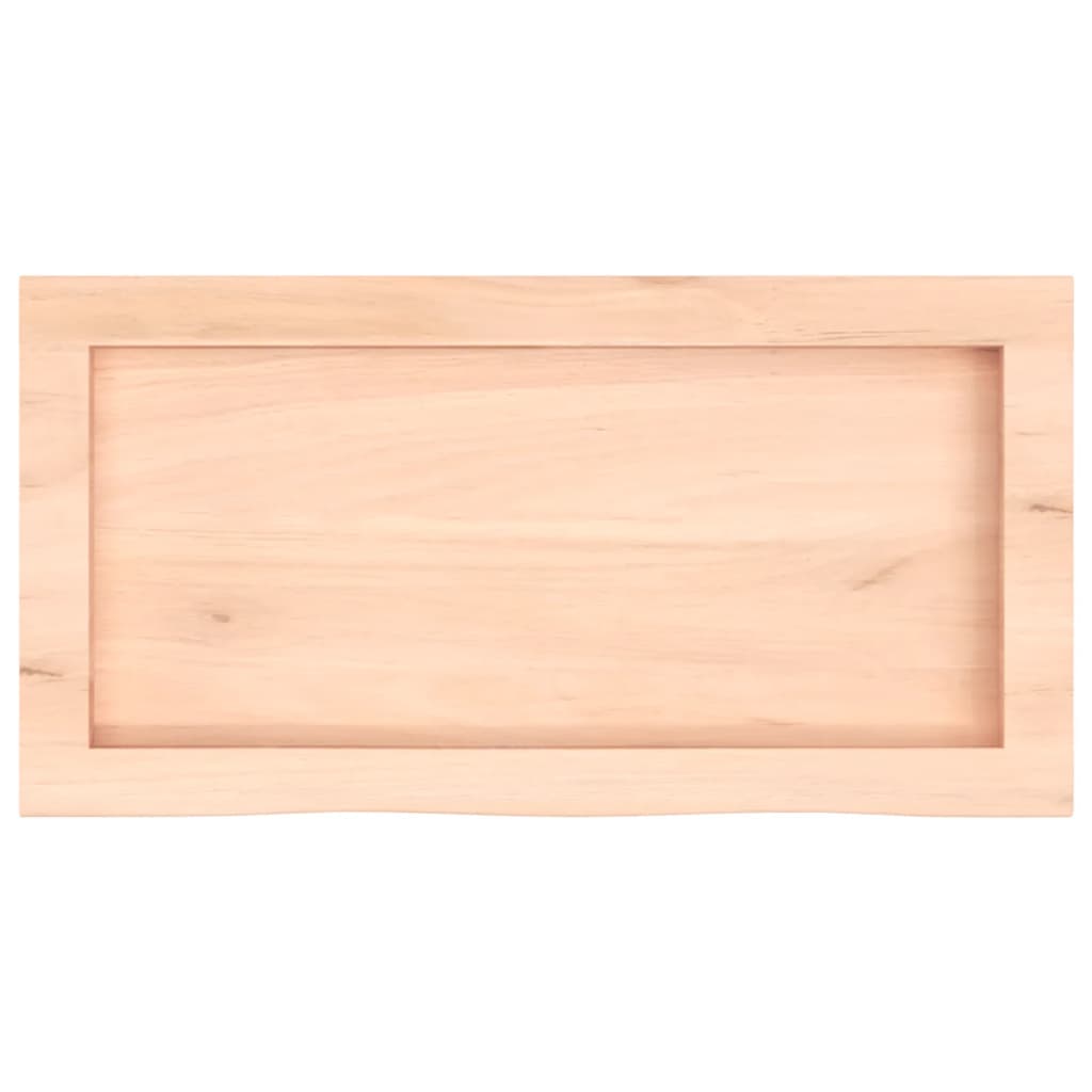 vidaXL Bathroom Countertop 60x30x(2-6) cm Untreated Solid Wood