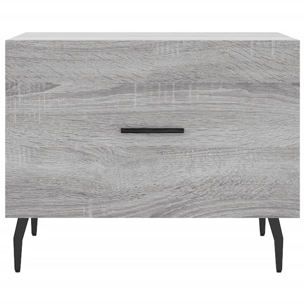 vidaXL Coffee Tables 2 pcs Grey Sonoma 50x50x40 cm Engineered Wood