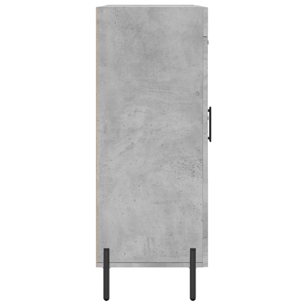 vidaXL Sideboard Concrete Grey 69.5x34x90 cm Engineered Wood