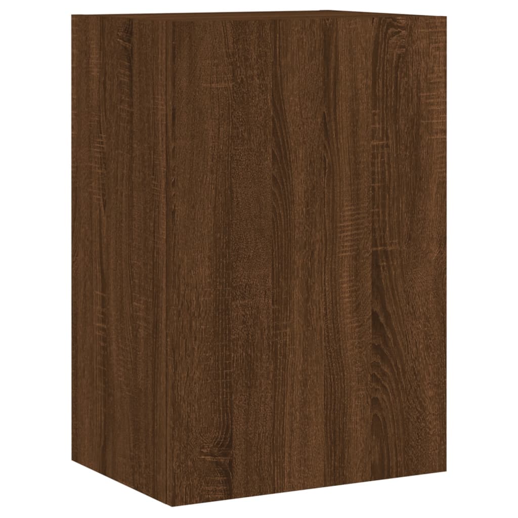 vidaXL TV Wall Cabinets 2 pcs Brown Oak 40.5x30x60 cm Engineered Wood