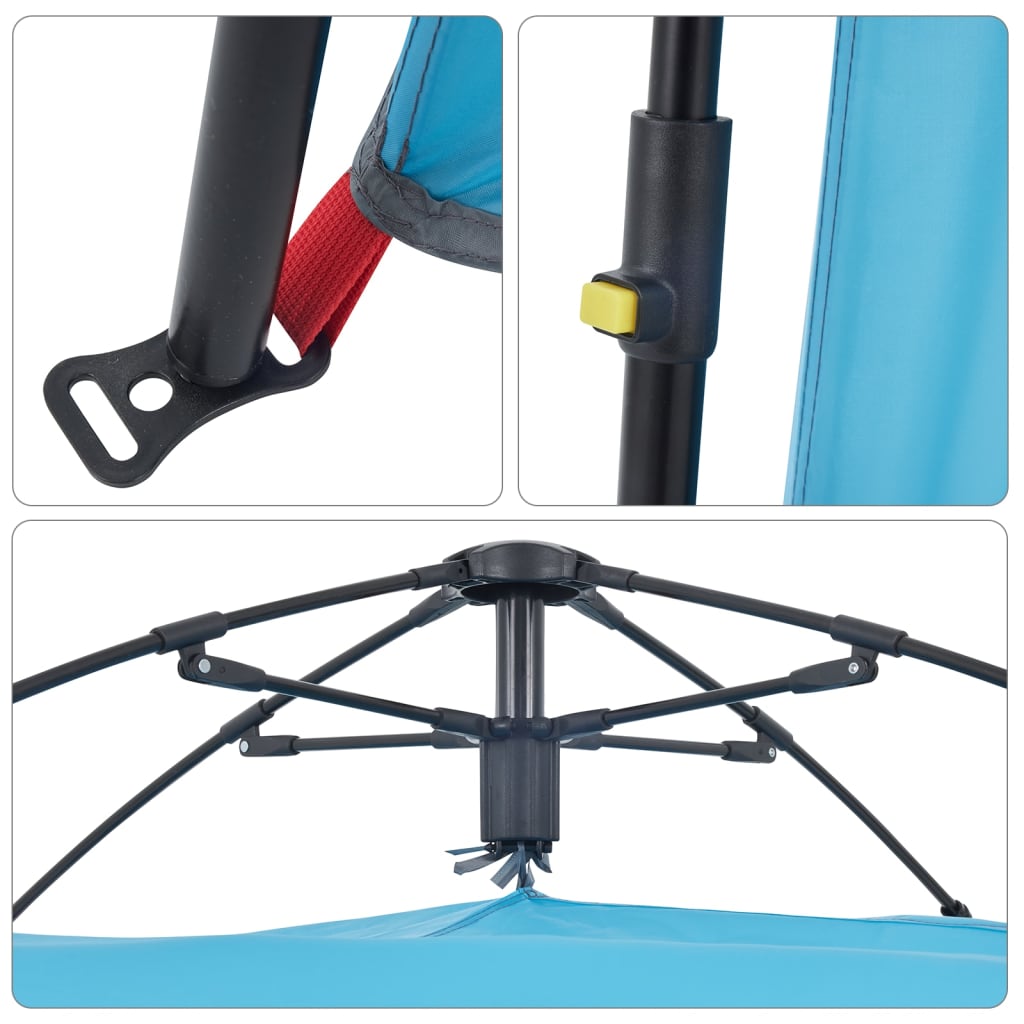 vidaXL Privacy Tent Blue Quick Release Waterproof