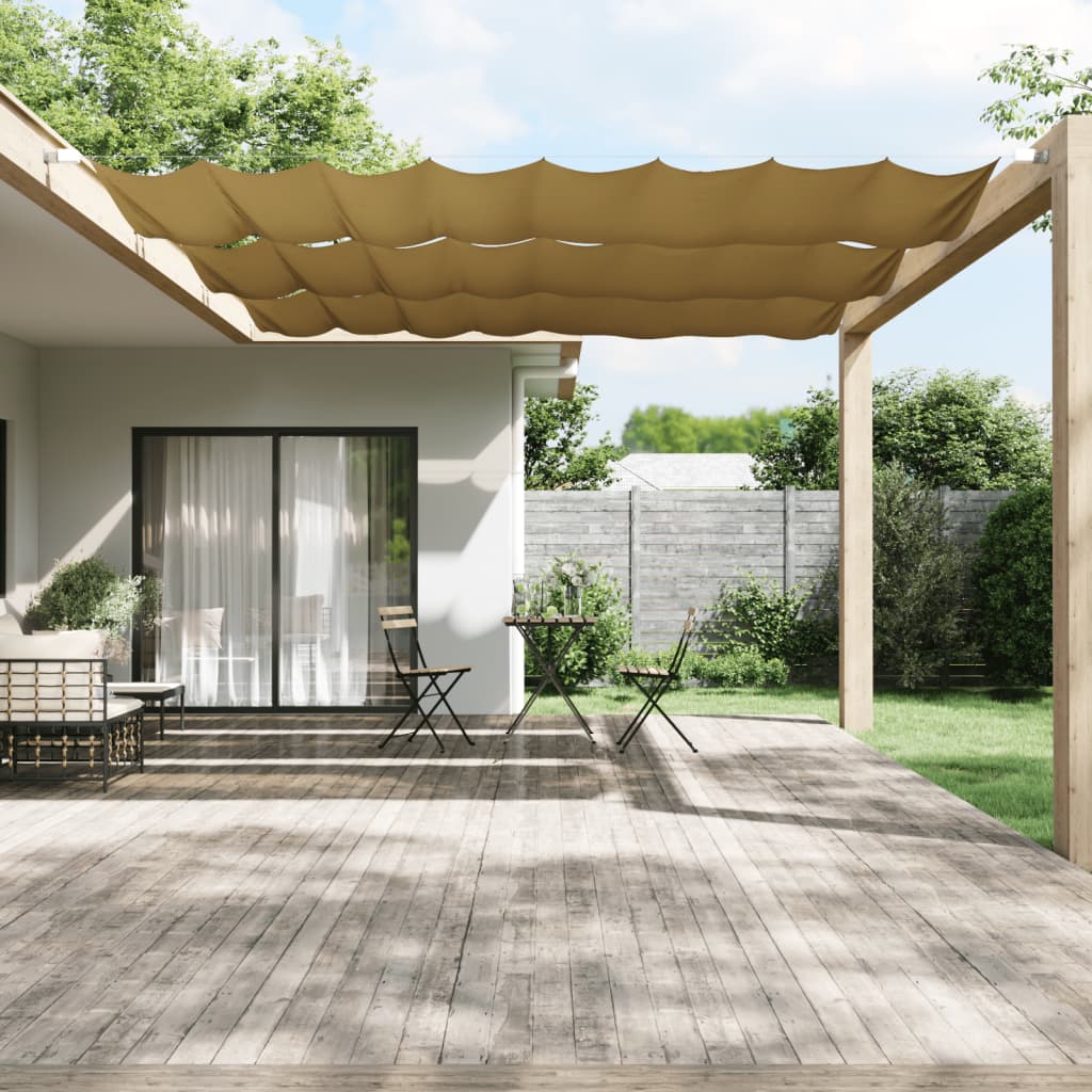 vidaXL Vertical Awning Beige 180x360 cm Oxford Fabric