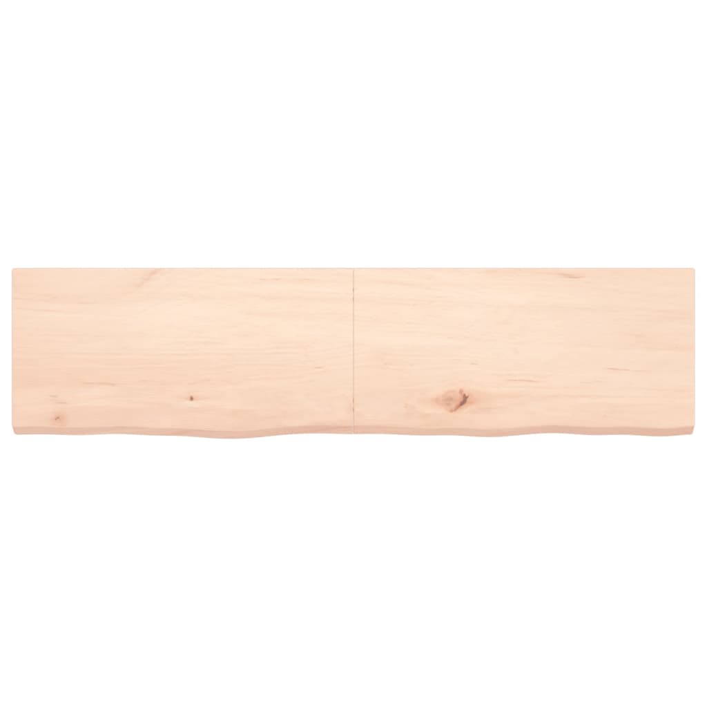 vidaXL Bathroom Countertop 160x40x(2-4) cm Untreated Solid Wood