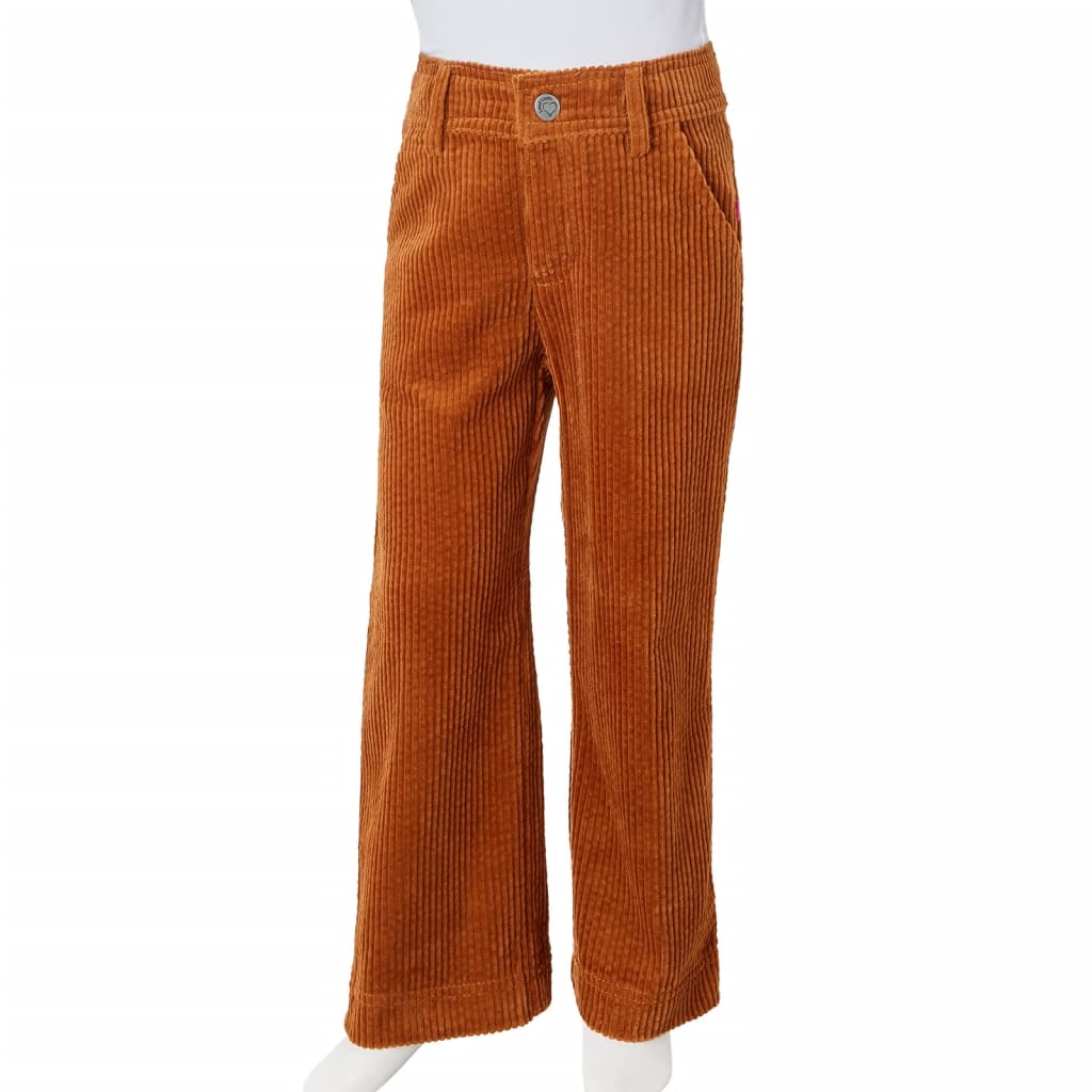 Kids' Pants Corduroy Cognac 128