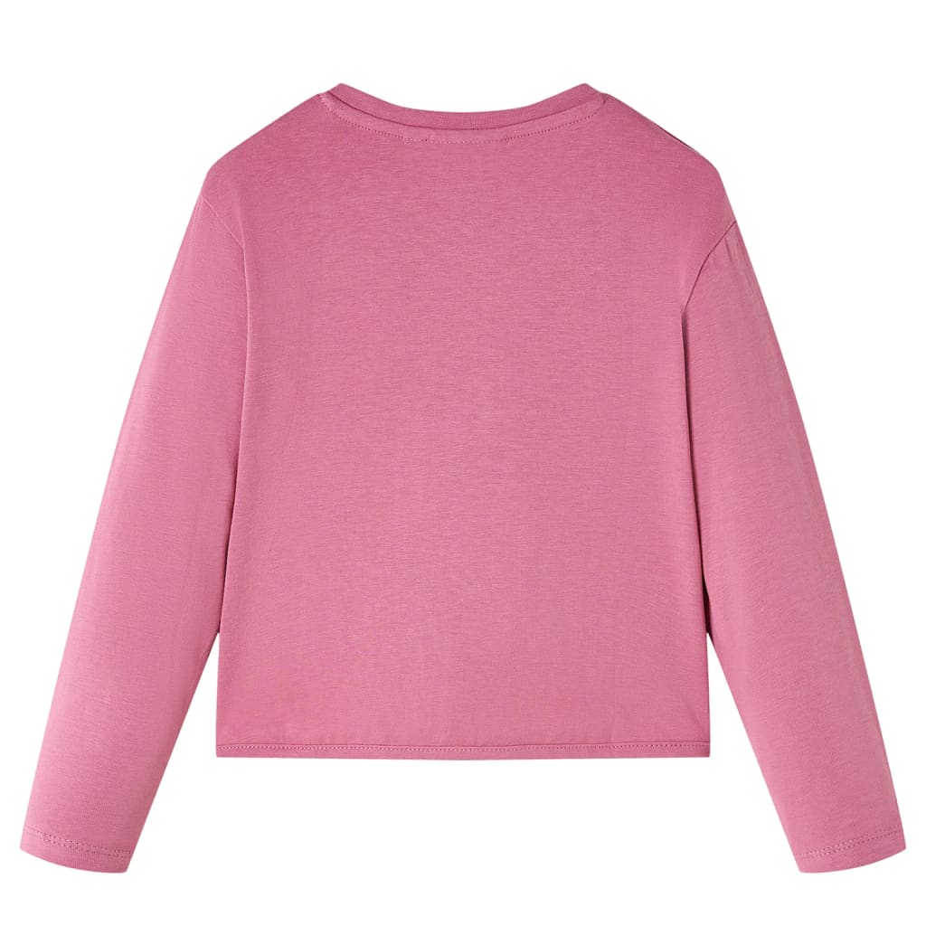 Kids' T-shirt with Long Sleeves Raspberry 140