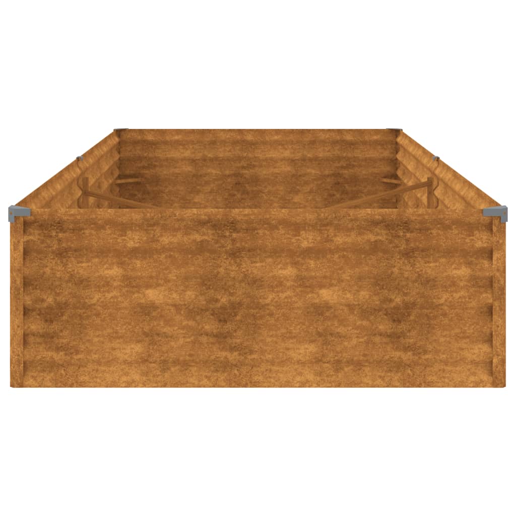 vidaXL Garden Raised Bed 195x100x36 cm Corten Steel