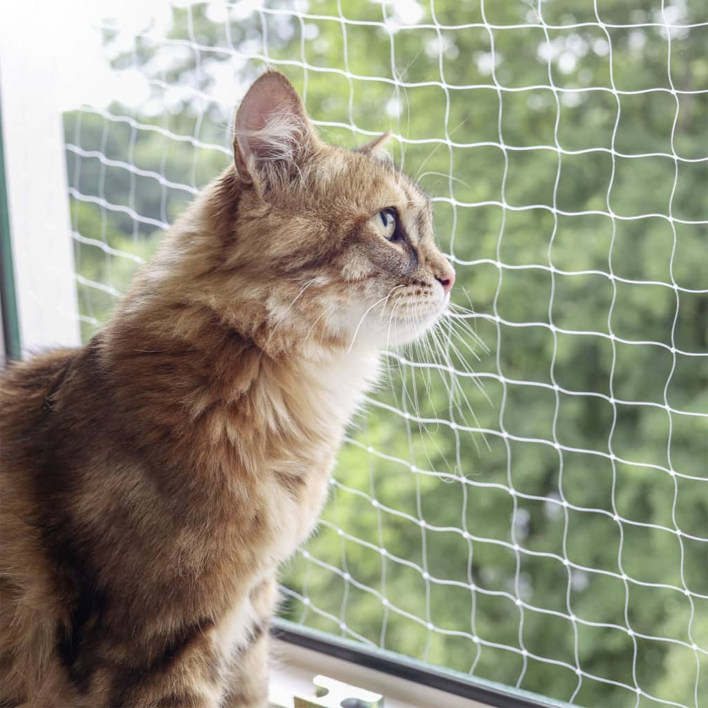Durable Transparent Cat Safety Net for Balconies and Doors - 2 x 3 m
