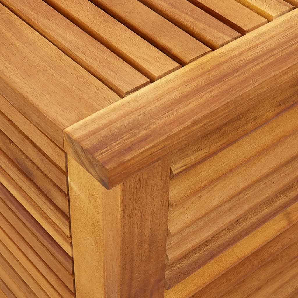 vidaXL Garden Storage Box with Louver 150x50x56 cm Solid Wood Acacia