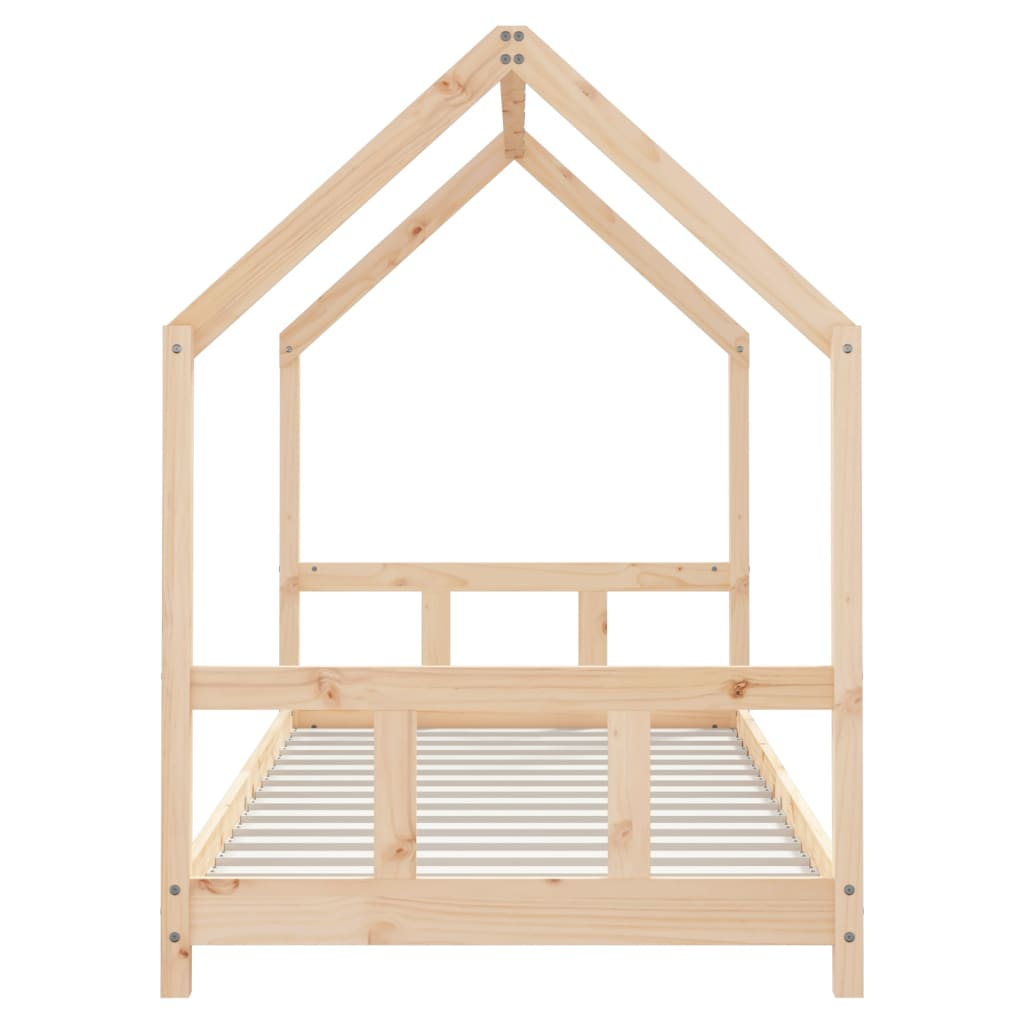 vidaXL Kids Bed Frame 90x200 cm Solid Wood Pine