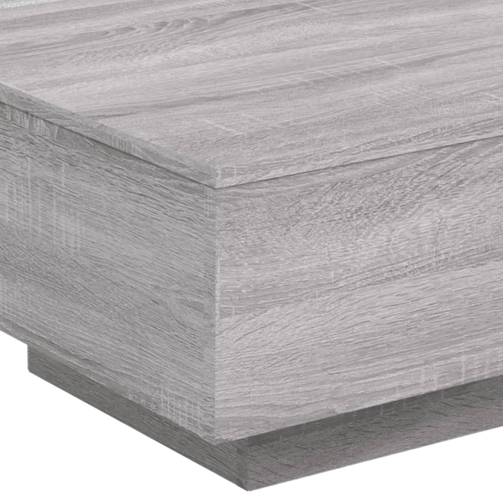 vidaXL Coffee Table Grey Sonoma 55x55x31 cm Engineered Wood