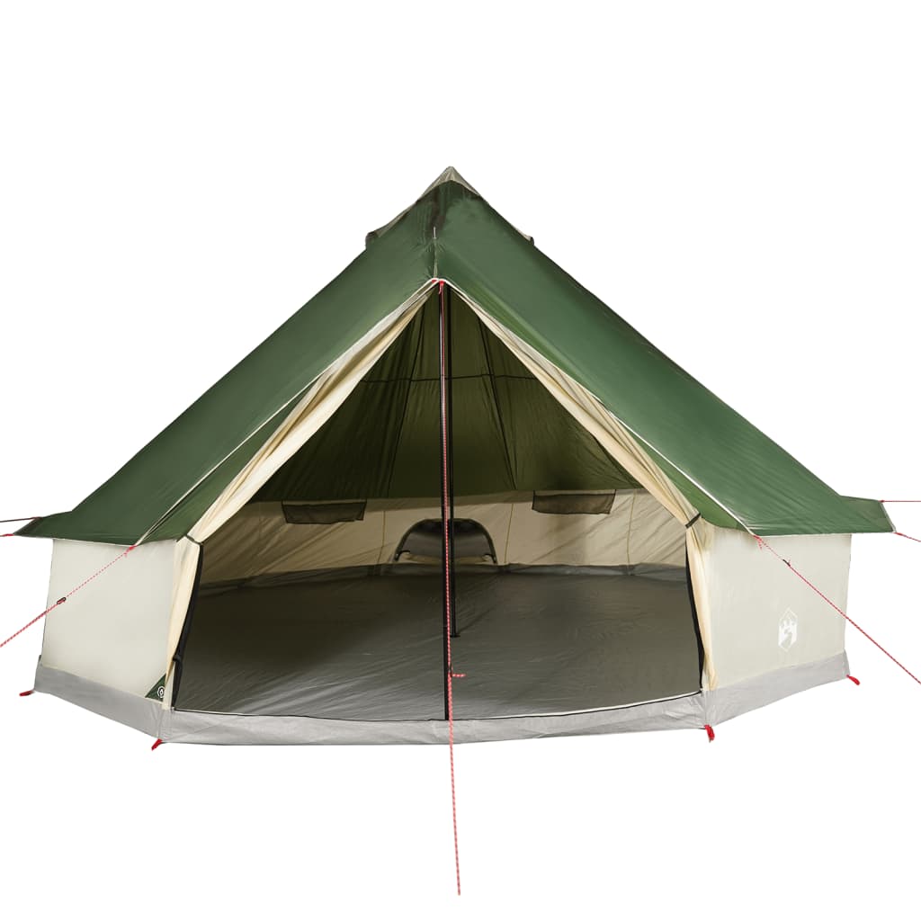 vidaXL Family Tent Tipi 8-Person Green Waterproof