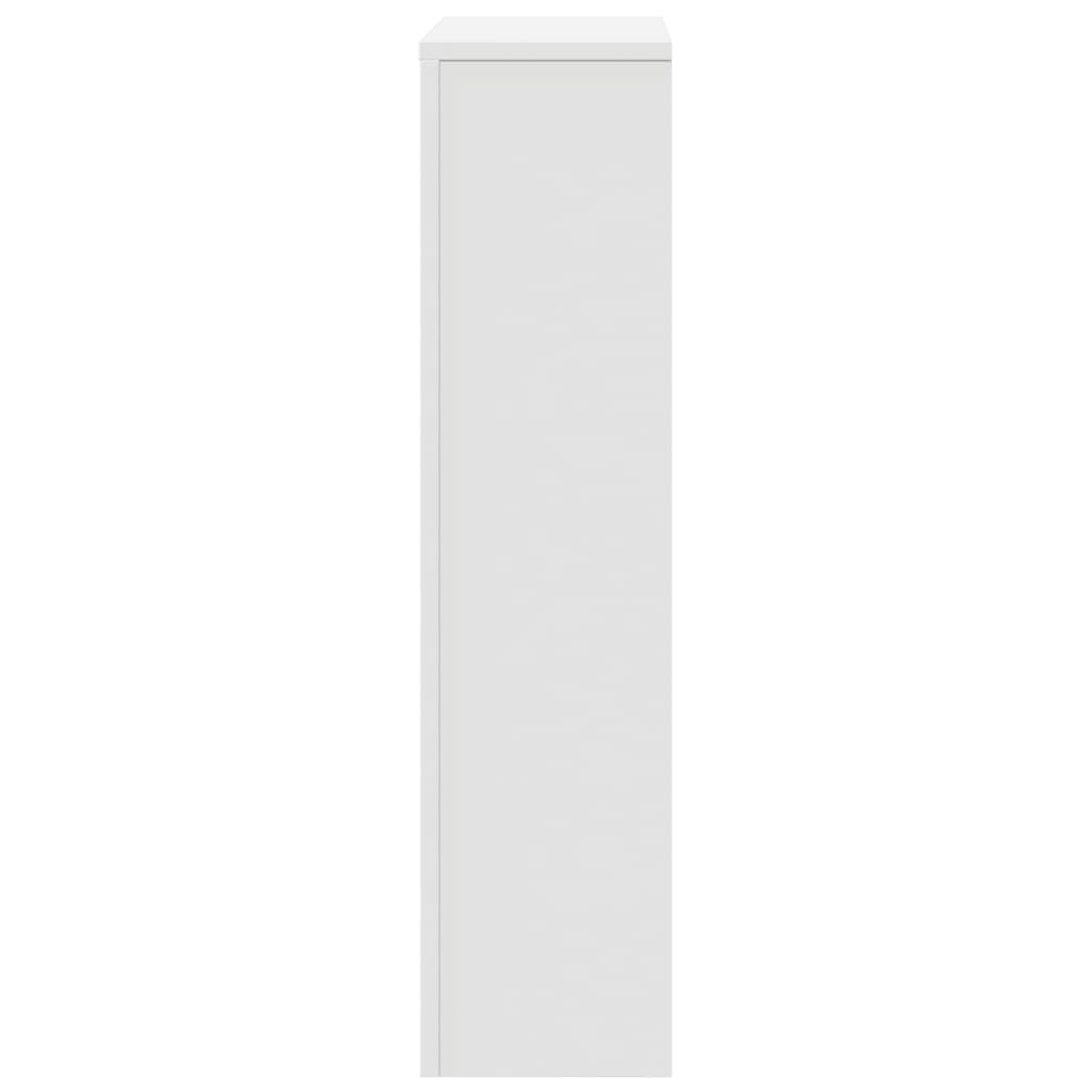 vidaXL Radiator Cover White 78x20x82 cm Engineered Wood