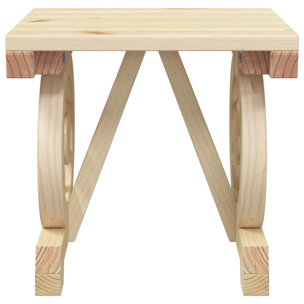 vidaXL Garden Footstool 40x36.5x38.5 cm Solid Wood Fir