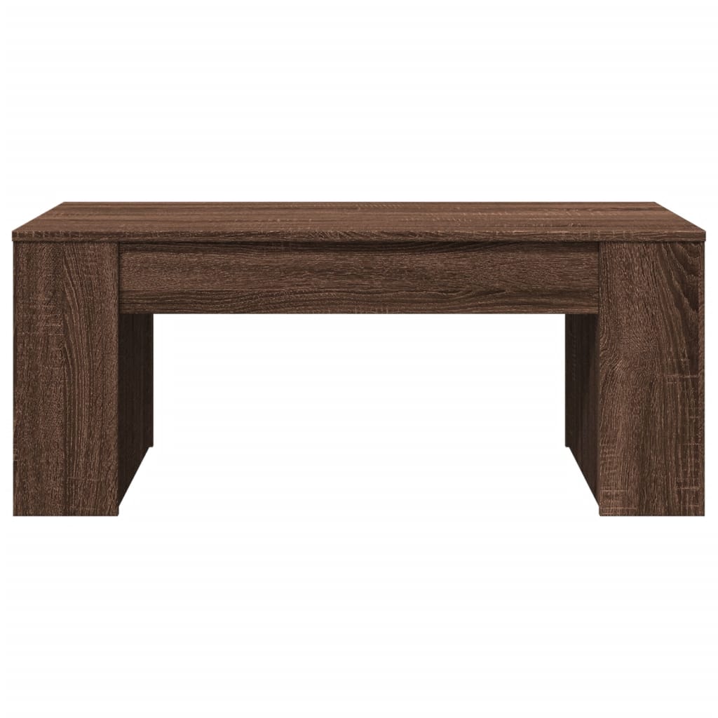 vidaXL Coffee Table Brown Oak 102x55x42 cm Engineered Wood