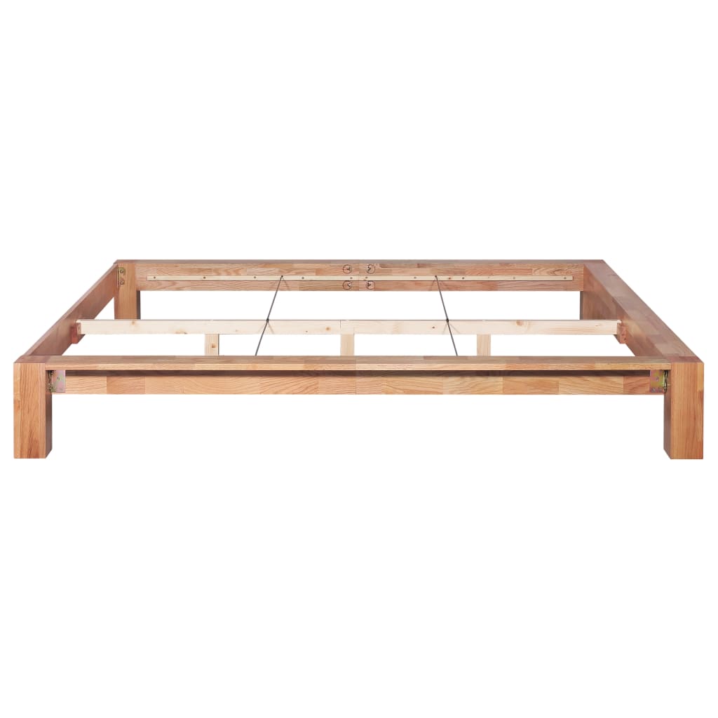 vidaXL Bed Frame without Mattress Solid Oak Wood 160x200 cm