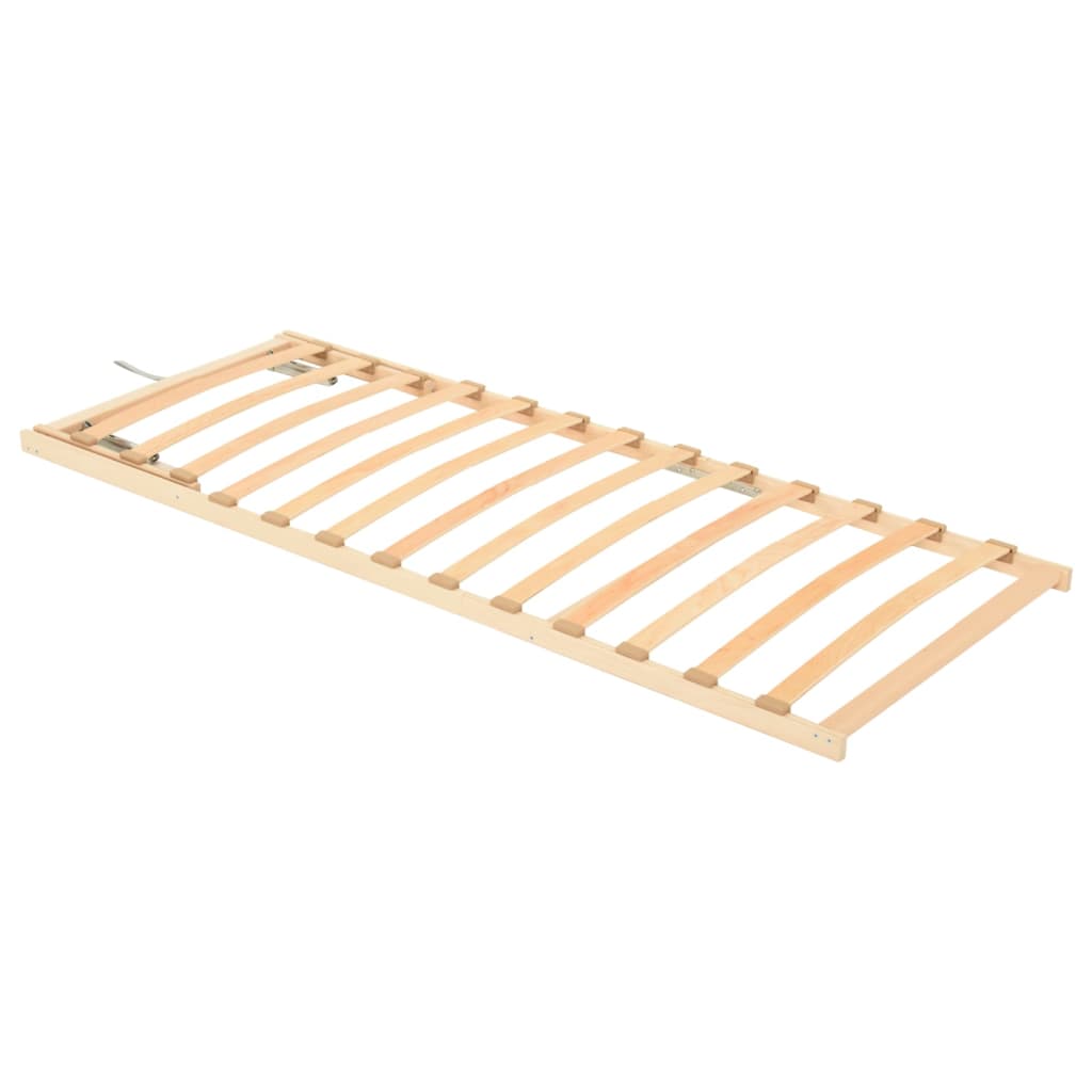 vidaXL Slatted Bed without Mattress Base Adjustable Head 80x200 cm