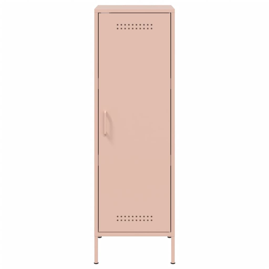 vidaXL Highboard Pink 36x39x113 cm Steel