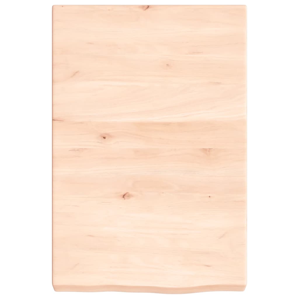 vidaXL Bathroom Countertop 40x60x(2-6) cm Untreated Solid Wood