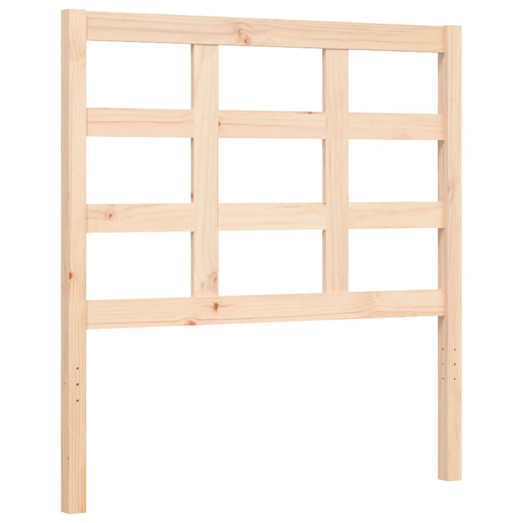 vidaXL Bed Frame without Mattress Single Solid Wood