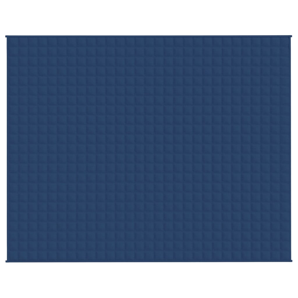 vidaXL Weighted Blanket Blue 235x290 cm 11 kg Fabric