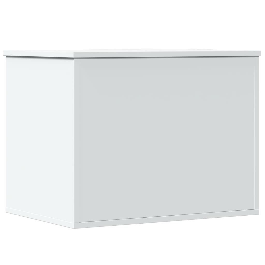 vidaXL Storage Box White 60x42x46 cm Engineered Wood