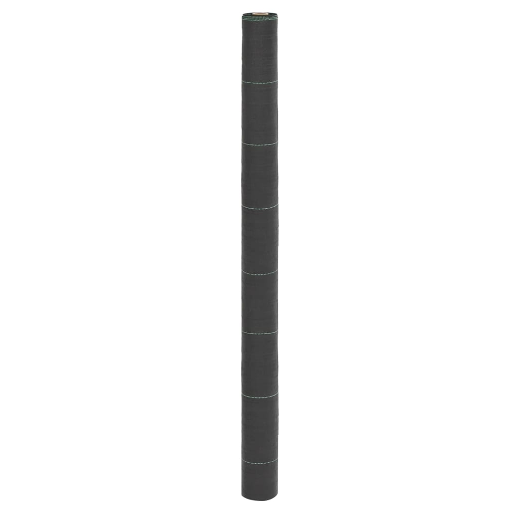 vidaXL Weed Membrane Black 1.5x25 m PP